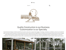 Tablet Screenshot of imperialdocks.com